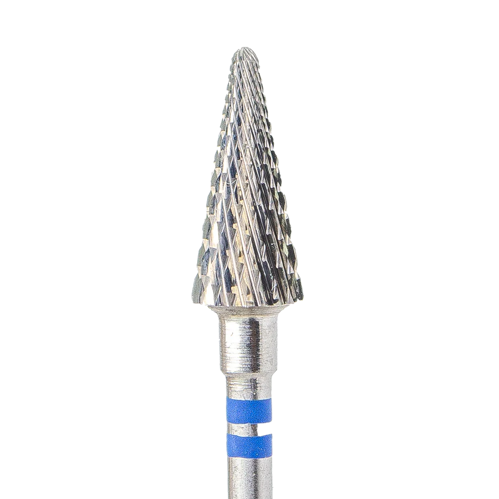 LEFT HANDED Tungsten Carbide Nail Bit Blue Cone TCO-Sp-L 060-M(#137)- KMIZ