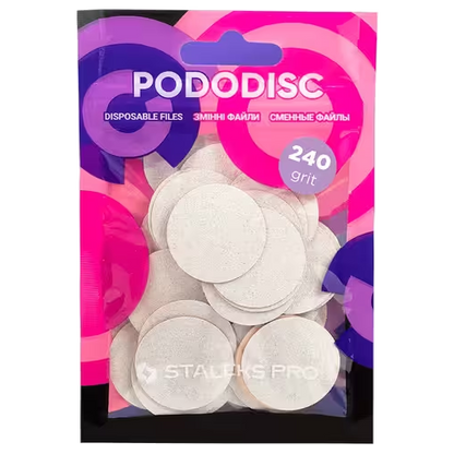 REFILL PADS FOR PEDICURE DISC STALEKS PRO L (50 PCS) PDF-25 - STALEKS™