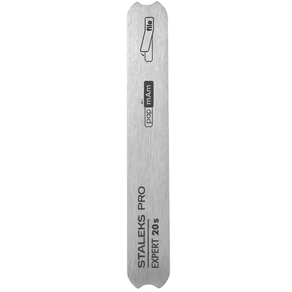 STALEKS PRO EXPERT 20S POPMAM NAIL FILE STRAIGHT METAL BASE 130 MM MBE-20S- STALEKS™