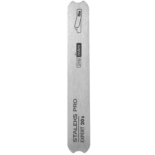 STALEKS PRO EXPERT 20S POPMAM NAIL FILE STRAIGHT METAL BASE 130 MM MBE-20S- STALEKS™