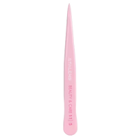 STALEKS BEAUTY & CARE 11 TYPE 5 EYEBROW TWEEZERS WIDE STRAIGHT PINK TBC-11/5 - STALEKS™