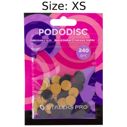 REFILL PADS FOR PEDICURE DISC STALEKS PRO XS (50 PCS) PDF-10 - STALEKS™