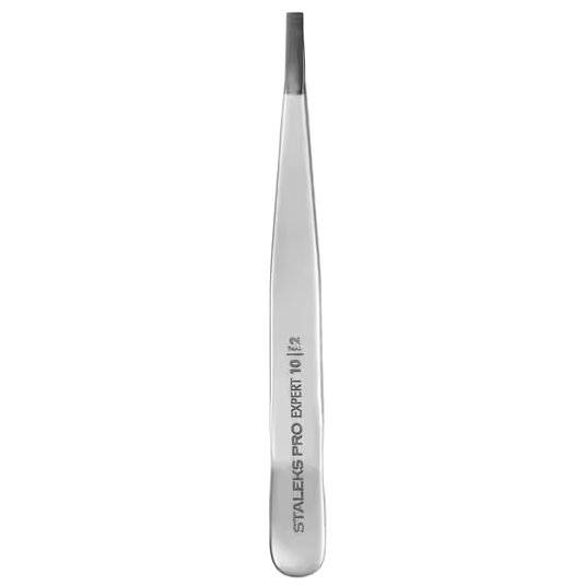 STALEKS PRO EXPERT 10 TYPE 2 EYEBROW TWEEZERS STRAIGHT TE-10/2 - STALEKS™