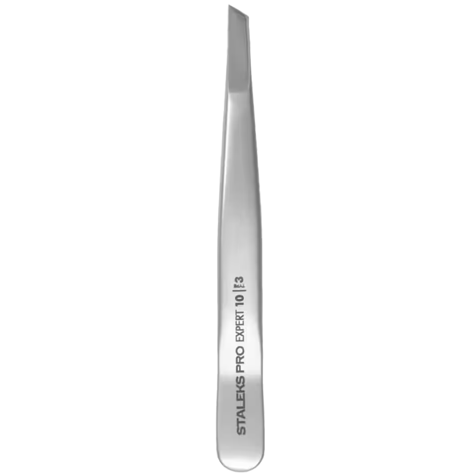 STALEKS PRO EXPERT 10 TYPE 3 EYEBROW TWEEZERS WIDE SLANT TE-10/3 - STALEKS™