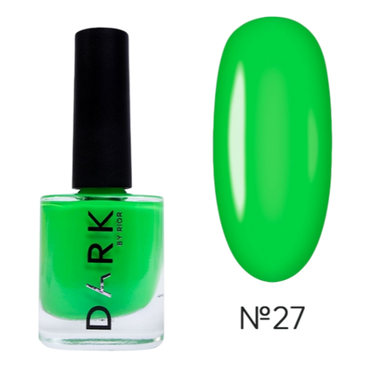 DARK STAMPING POLISH NEON GREEN #27, 10ml