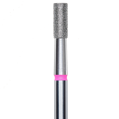 DIAMOND NAIL DRILL BIT, "CYLINDER", RED, HEAD DIAMETER 2.5/6MM (FA20R025/6) - STALEKS™