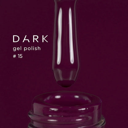 DARK GEL POLISH NEW COLLECTION #15, 10ml