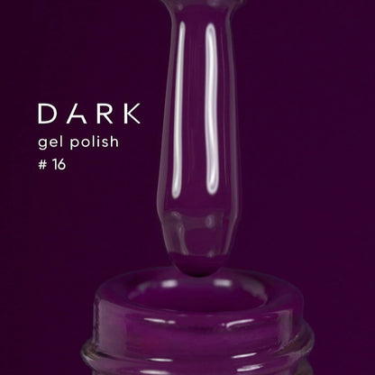 DARK GEL POLISH NEW COLLECTION #16, 10ml