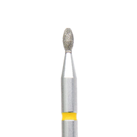 Diamond Nail Drill Bit Yellow Pointed bud 1.6-3.4VF (#102)- KMIZ