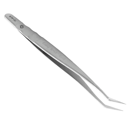 STALEKS PRO EXPERT 41 TYPE 9 PROFESSIONAL EYELASH TWEEZERS L-SHAPED TE-41/9 - STALEKS™