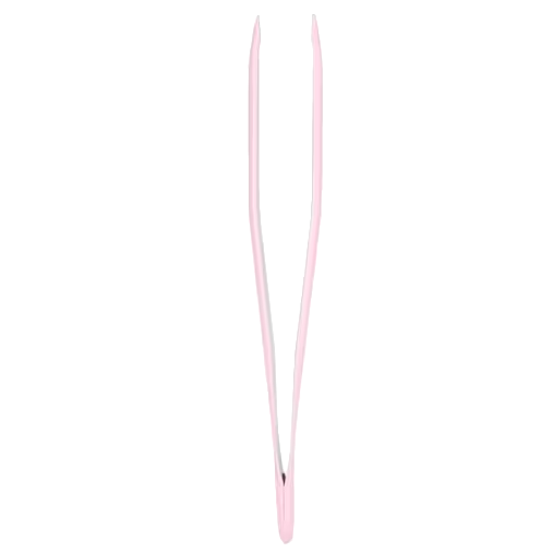 STALEKS BEAUTY & CARE 11 TYPE 5 EYEBROW TWEEZERS WIDE STRAIGHT PINK TBC-11/5 - STALEKS™