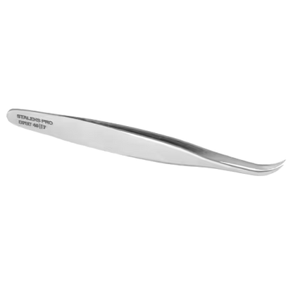 STALEKS PRO EXPERT 40 TYPE 7 EYELASH TWEEZERS CURVED TE-40/7 - STALEKS™