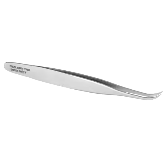 STALEKS PRO EXPERT 40 TYPE 7 EYELASH TWEEZERS CURVED TE-40/7 - STALEKS™