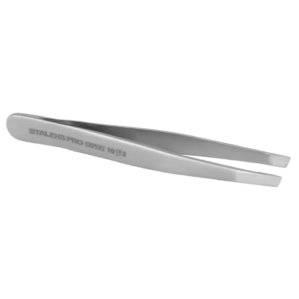 STALEKS PRO EXPERT 10 TYPE 3 EYEBROW TWEEZERS WIDE SLANT TE-10/3 - STALEKS™