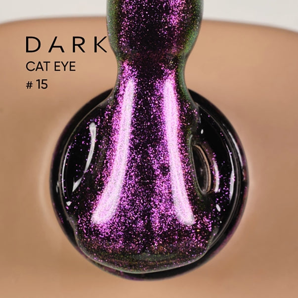 DARK GEL POLISH CAT EYE #15, 6ml