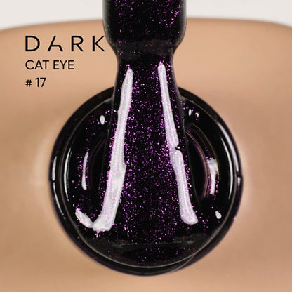 DARK GEL POLISH CAT EYE #17, 6ml