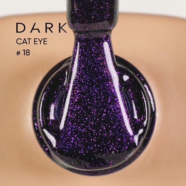 DARK GEL POLISH CAT EYE #18, 6ml