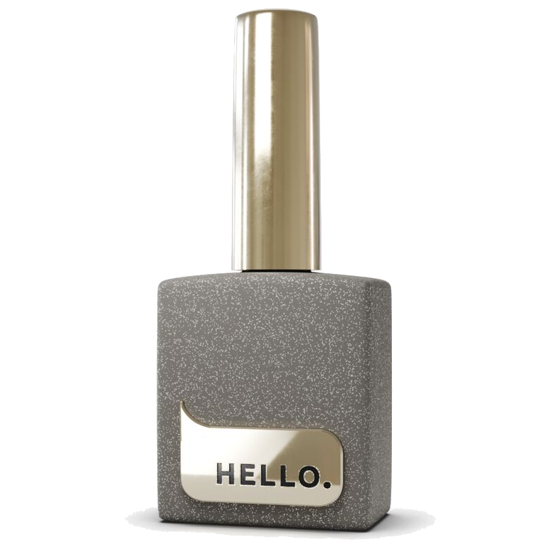 SILVER FLAKES MATTE TOP, 15 ML -HELLO™