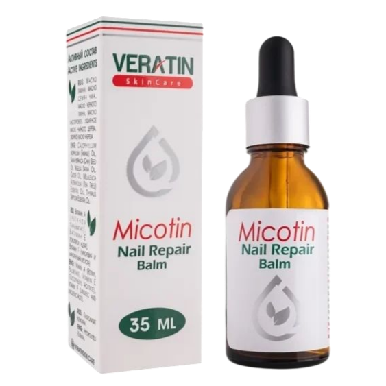 Veratin Micotin Nail Repair Balm, 15ml and 35ml