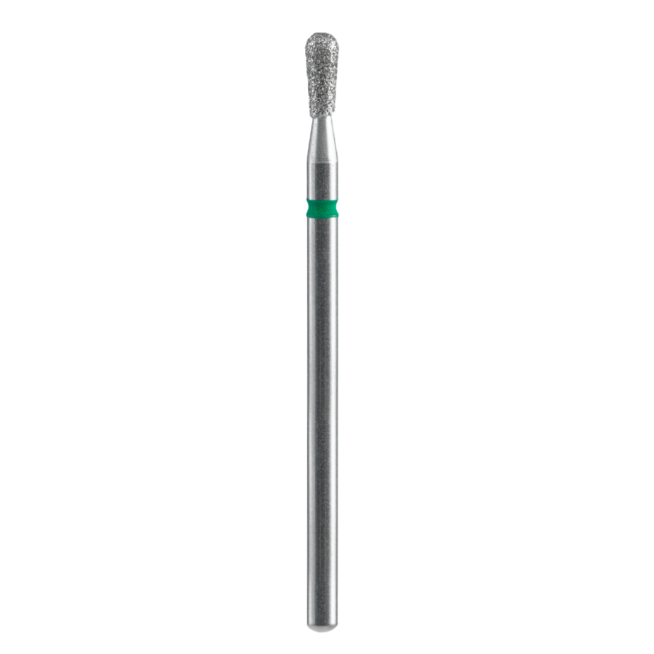 Diamond Nail Drill Bit, "Match", Green, EXPERT Head Diameter 2.3/5 mm (FA120G023/5) - STALEKS