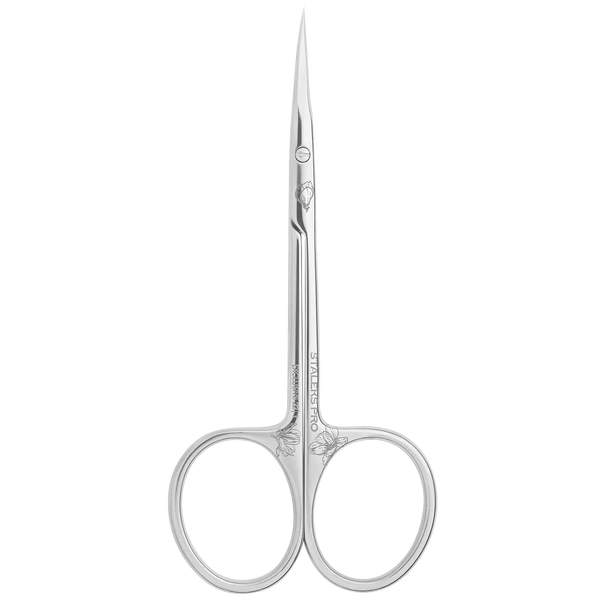 STALEKS PRO EXCLUSIVE 22 TYPE 1 PROFESSIONAL CUTICLE SCISSORS ELONGATED HANDLES MAGNOLIA SX-22/1M- STALEKS™