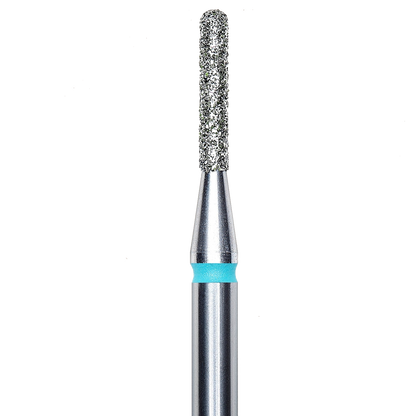 DIAMOND NAIL DRILL BIT, ROUNDED "CYLINDER", BLUE, HEAD DIAMETER 1.4/8MM (FA30B014/8) - STALEKS™