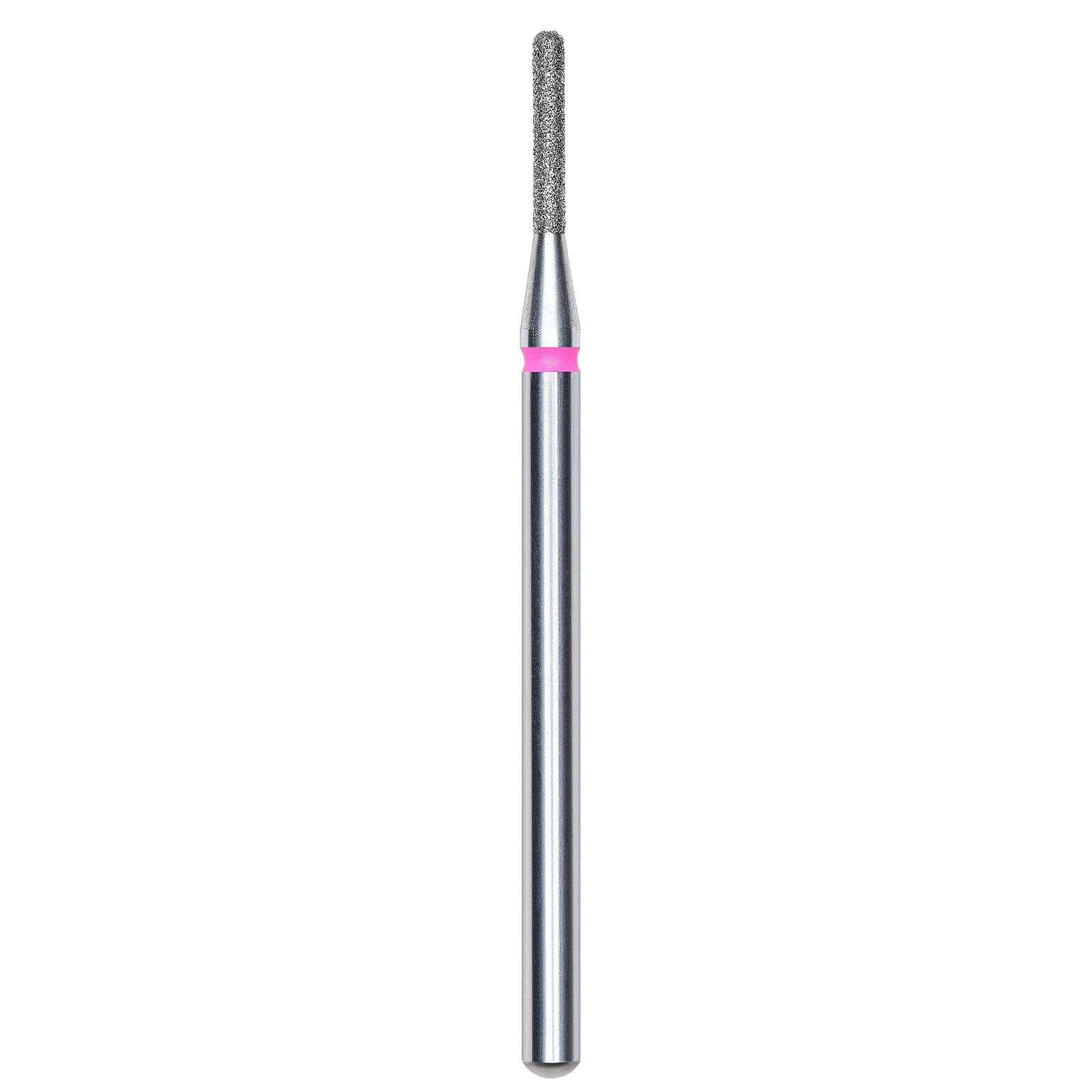 DIAMOND NAIL DRILL BIT, ROUNDED "CYLINDER", RED, HEAD DIAMETER 1.4/8MM (FA30R014/8) - STALEKS™