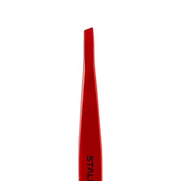 STALEKS PRO EXPERT 11/4R EYEBROW TWEEZERS (SLANT, RED COLOR) TE-11/4R - STALEKS™