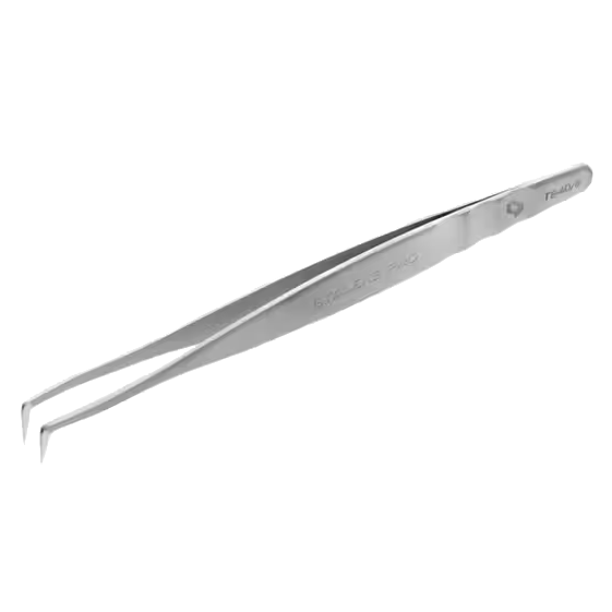 STALEKS PRO EXPERT 40 TYPE 8 EYELASH TWEEZERS L-FORM, 85° TE-40/8 - STALEKS™