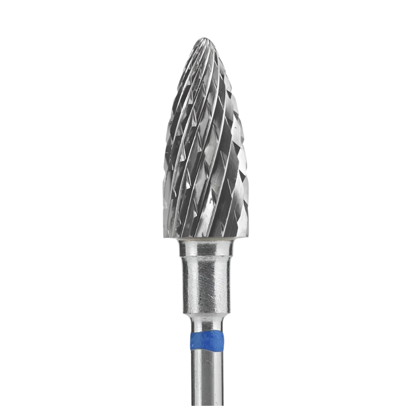 CARBIDE NAIL DRILL BIT, "PINE CONE", BLUE HARD, HEAD DIAMETER 6/14MM (FT110B060/14) (#212) -STALEKS