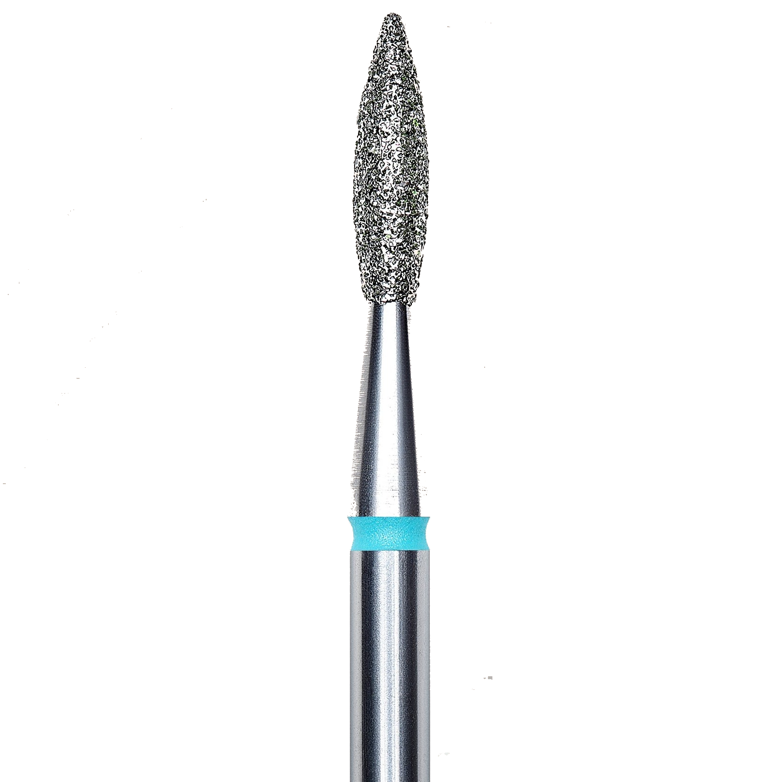 DIAMOND NAIL DRILL BIT, "FLAME", BLUE, HEAD DIAMETER 2.1/8MM (FA11B021/8) - STALEKS™