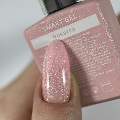 SMART LIQUID GEL WITH SHIMMER ROSATTO, 15 ML -HELLO™