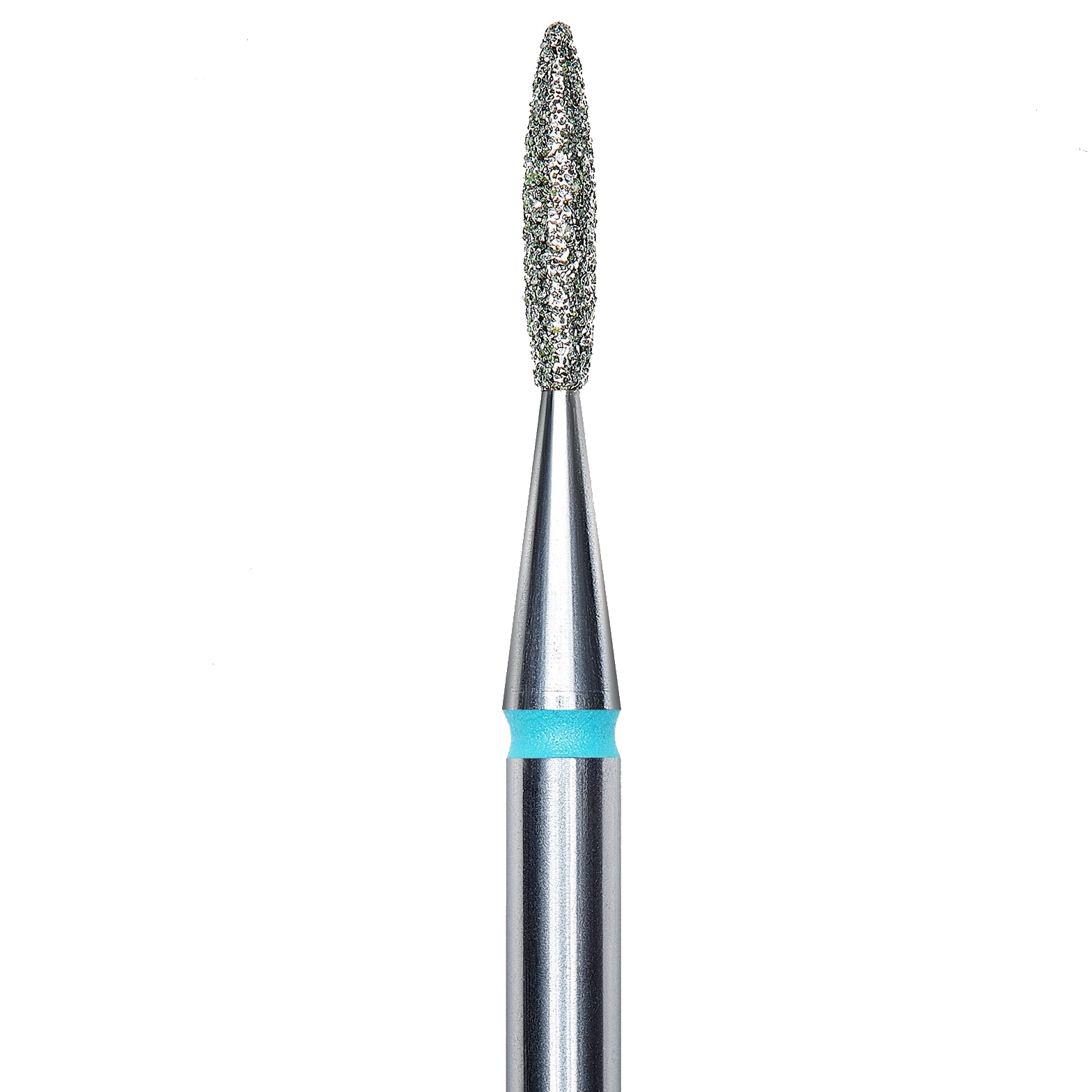 DIAMOND NAIL DRILL BIT, "FLAME", BLUE, HEAD DIAMETER 1.6/8MM (FA10B016/8) - STALEKS™