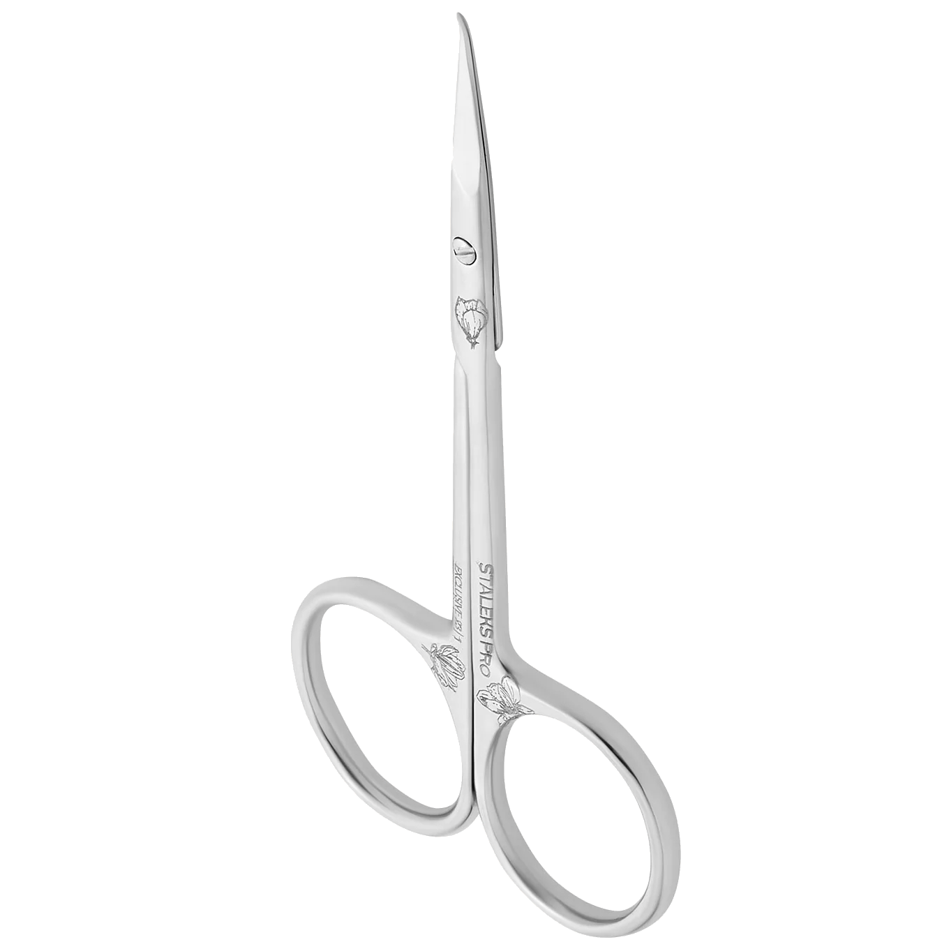 STALEKS PRO EXCLUSIVE 23 TYPE 1 PROFESSIONAL CUTICLE SCISSORS ELONGATED HANDLES MAGNOLIA SX-23/1M- STALEKS™