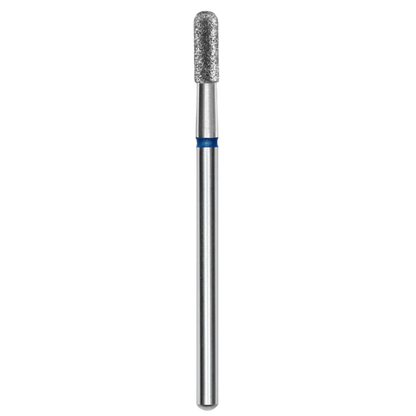 DIAMOND NAIL DRILL BIT, "CYLINDER", BLUE, HEAD DIAMETER 2.5 MM/WORKING PART 6.5 MM (FA30B023/6.5) - STALEKS™