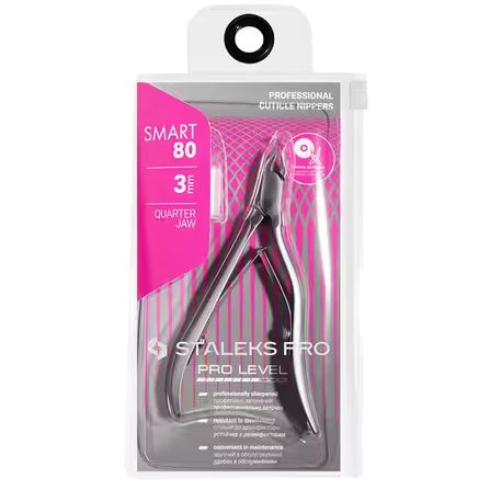 STALEKS PROFESSIONAL CUTICLE NIPPERS STALEKS PRO SMART 80 3 MM- NS-80-3 STALEKS™