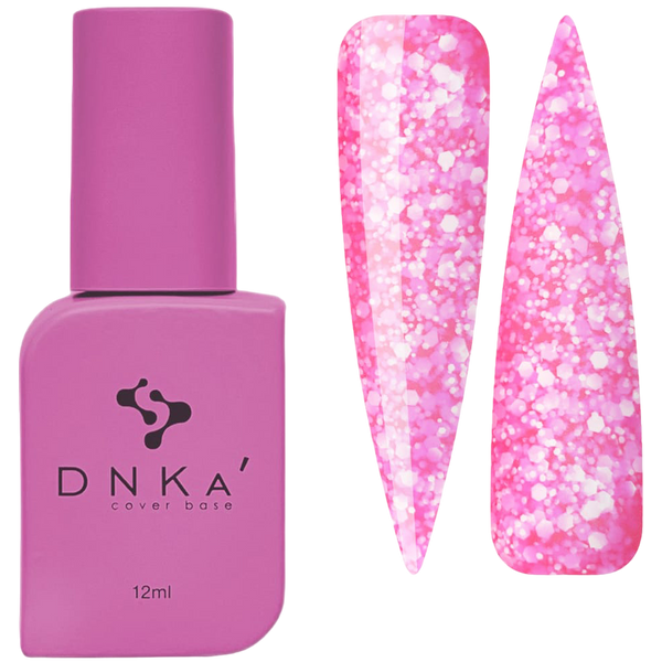 COVER BASE #0065 KISS PINK WITH FLAKES 12 ml - DNKa™