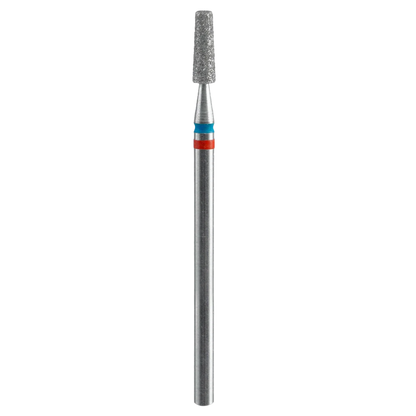 DIAMOND NAIL DRILL BIT, "DUO CONE", RED-BLUE, HEAD DIAMETER 2,5/8MM (FA70RB025/8) - STALEKS™