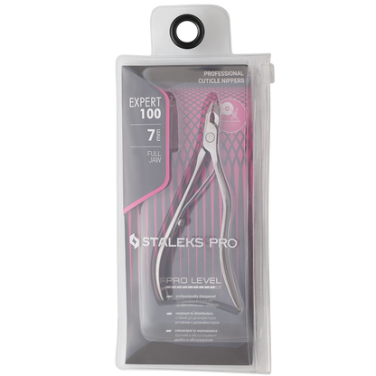 STALEKS PROFESSIONAL CUTICLE NIPPERS STALEKS PRO EXPERT NE-100-7 - STALEKS™