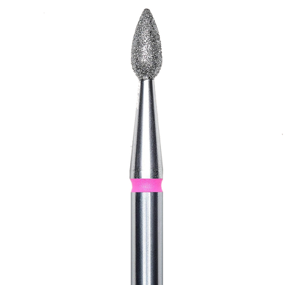 DIAMOND NAIL DRILL BIT, "DROP", RED, HEAD DIAMETER 2.3/5MM (FA40R023/5) - STALEKS™