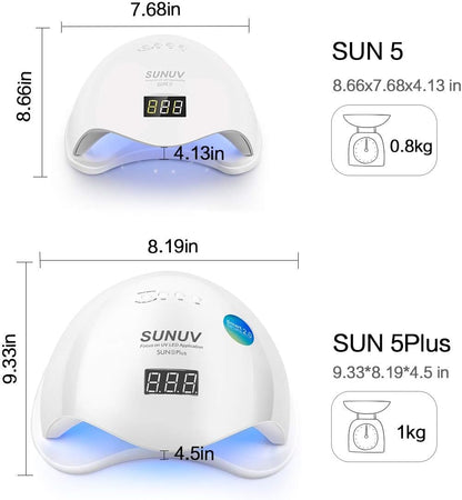 SUNUV Professional UV Light for Nails - SUN5 Pluse