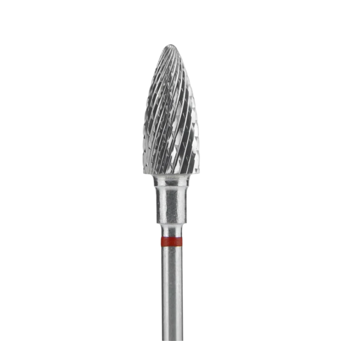 CARBIDE NAIL DRILL BIT, "PINE CONE", RED HARD, HEAD DIAMETER 6/14MM (FT110R060/14) (#213) -STALEKS