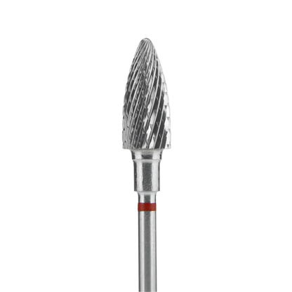 CARBIDE NAIL DRILL BIT, "PINE CONE", RED HARD, HEAD DIAMETER 6/14MM (FT110R060/14) (#213) -STALEKS