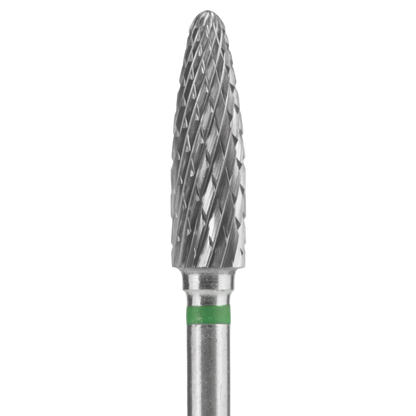 CARBIDE NAIL DRILL BIT, "CORN", GREEN, HEAD DIAMETER 4/14MM (FT90G040/14) (#207)-STALEKS™