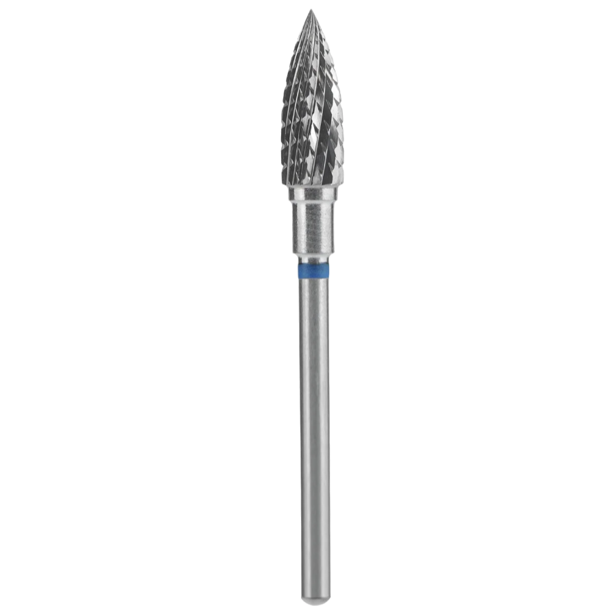 CARBIDE NAIL DRILL BIT, "FLAME", BLUE, HEAD DIAMETER 5/13,5MM (FT10B050/13.5) (#210) -STALEKS™