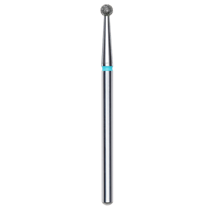 DIAMOND NAIL DRILL BIT, "BALL", BLUE, HEAD DIAMETER 2.7MM (FA01B027) - STALEKS™