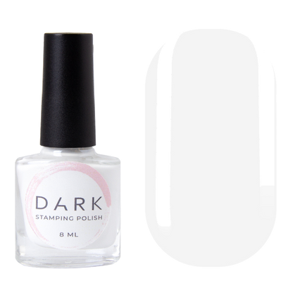 DARK Stamping Polish White Sticky #02, 10ml