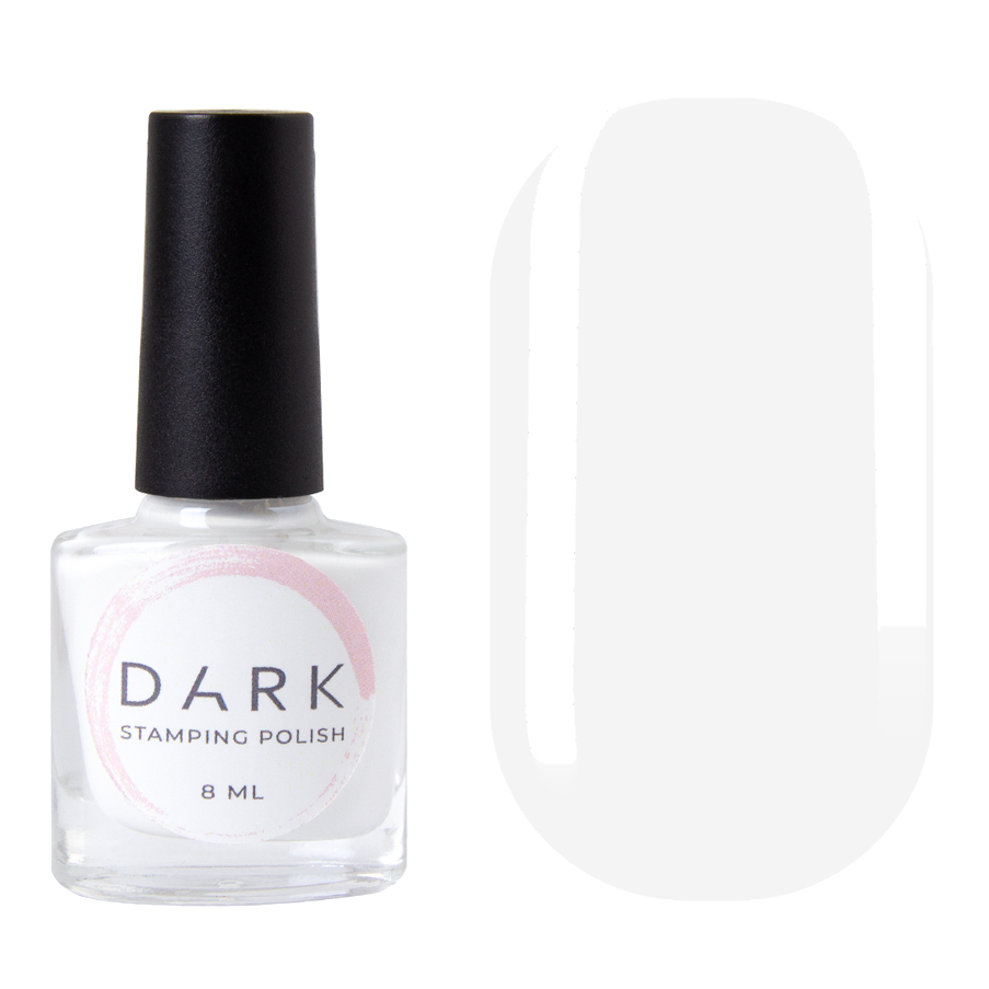 DARK Stamping Polish White Sticky #02, 10ml