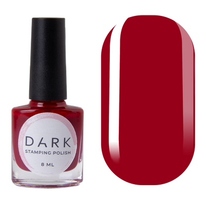 DARK Stamping Polish Red #06, 8ml