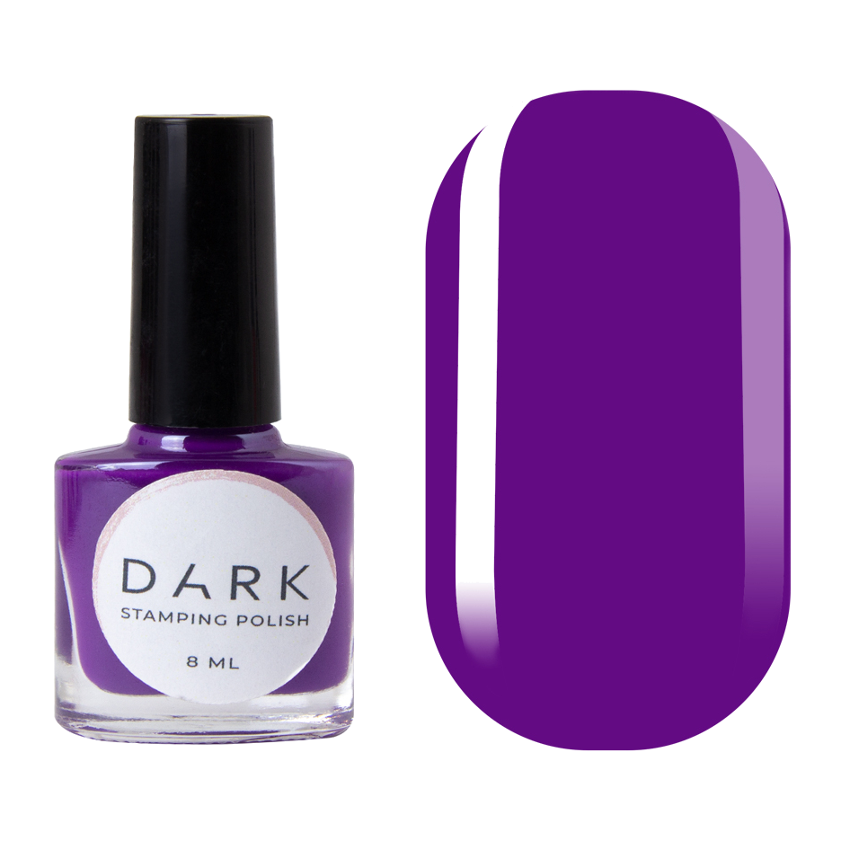 DARK STAMPING POLISH PURPLE #08, 8ml